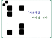 [마케팅] 처음처럼 마케팅전략-1