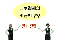 [경영윤리] 대부업체의 비윤리경영-1