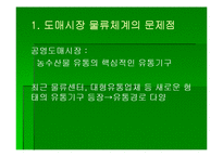 [식품유통] 농산물 도매시장 물류체계 개선 방향-3