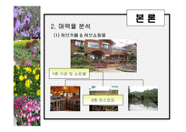 [관광학, 경영학, 호텔학, 컨벤션] 허브농장, 허브캐슬, 허브랜드 PPT자료입니다!-10