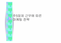[마케팅원론]주5일제근무에 따른 마케팅전략변화분석-1
