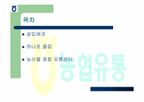 [유통과 마케팅]농협 유통 성공전략-2