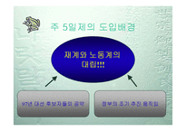 [주5일근무] 주5일근무제(주5일제 근무) A+ 파워포인트-2