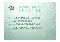 [주5일근무] 주5일근무제(주5일제 근무) A+ 파워포인트-7