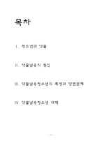 [청소년] 청소년의 약물 남용 실태-1