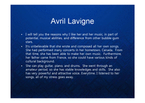 [영어회화] [영어발표] Avril Lavigne - My Favorite Singer 영어 회화 발표 PPT 에이브릴 라빈-15