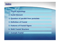 [프랙탈, Fractal, 프랙탈 정의] [PPT]프랙탈(Fractal)에 대해서-2