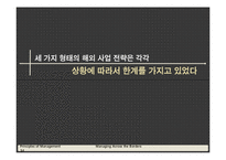 [경영학] Managing Across the Borders(국경없는 경영)-14