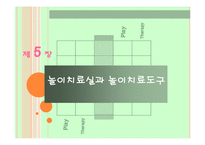 [놀이치료] 놀이치료실과 놀이치료 도구-1