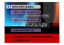 [가족학] 한부모가족 현황, 문제점 대안-5