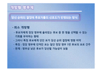 [선거와의회] 명부식비례대표제(List Systems of Proportional Representaion)-20
