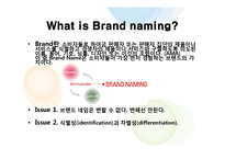 [소비자행동론] 브랜드네이밍-제품속성기법-2