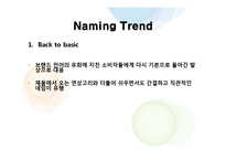 [소비자행동론] 브랜드네이밍-제품속성기법-5