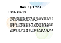 [소비자행동론] 브랜드네이밍-제품속성기법-8