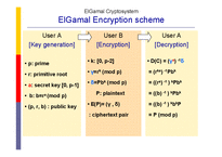 [수체계] The ElGamal Cryptosystem & An Application to the splicing of telephone cables(영문)-5