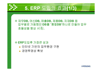 [경영시스템] 주)효성의 ERP적용 사례-8