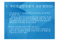 [성공취업전략] 개인정보 보호법의 문제점과 개선방안-13