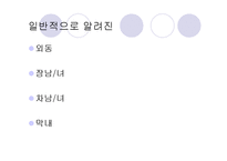[인간심리의이해] 출생순위와 인간의 성격형성간의 상관관계-3