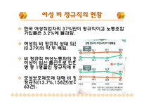 [여성학] 이중차별받는 비정규직 여성-5