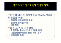 [사회조사] 양가적 성차별 유형에 따른 서로 상반된 직업을 가지고 있는 남성과 여성의태도-8