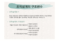 [경영조직론] 조직설계의 기본변수와 상황요인-4