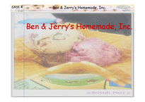 [재무관리] Ben & Jerry’s Homemade Inc.-1