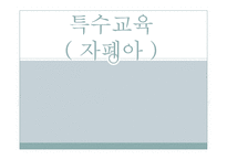 [특수교육] 자폐아-1