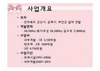 [지역시장의 이해] 새만금사업 추진경과 및 향후전망-4