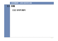 [소비자행동론] 소비자 정보처리 과정-12