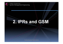 [기술혁신] IPRs and GSM(영문)-7