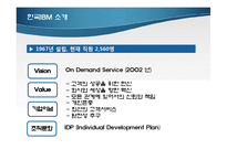 한국 IBM 조직구조 분석-4