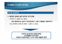한국 IBM 조직구조 분석-12