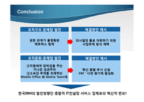 한국 IBM 조직구조 분석-17