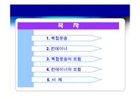 [해상보험론] 복합운송화물의 보험(컨테이너 화물보험과 컨테이너보험 포함)-2