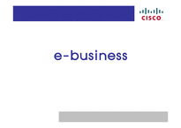 [경영정보] 이비즈니스 시스코(CISCO)-1
