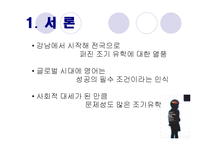 [교육학개론] 영어조기유학-3