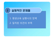 [평생교육] 평생교육 실행의 문제점-10