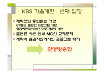 [방송학] KBS 편성 문제 -공익방송의 위기인가, 전환인가-17