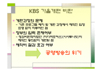 [방송학] KBS 편성 문제 -공익방송의 위기인가, 전환인가-19