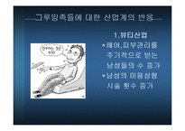 [소비자심리학] 그루밍족과 그에 따른 산업동향-12