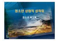 [청소년 복지론] 청소년 성매매 -청소년 상업적 성착취-1