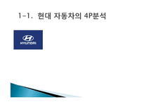 [마케팅조사] 라이벌 기업의 4P분석 -현대자동차, 삼성자동차-4