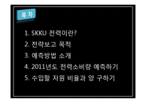 [경영정보처리] SKKU 전력 2011년도 전략보고서-2
