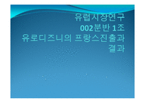 [유럽시장연구] 유로디즈니의 프랑스진출과 결과-1
