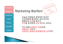 [경영학원론] 마케팅전쟁(공격적 마케팅)-3