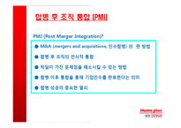 [조직환경] 삼성 TESCO(테스코)와 홈에버의 PMI 분석-4