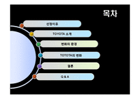 [변화와 혁신] 도요타 TOYOTA의 위기, 그리고 변화를 통한 성공사례-3