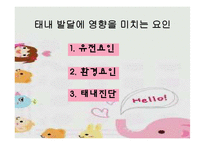 [인간발달] 태내기발달 과 출산-16