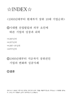 [경영학의이해] 기업순위의 변화와 대응-2