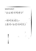[글로벌지역연구] 하이브리드 혼다 인사이트-1
